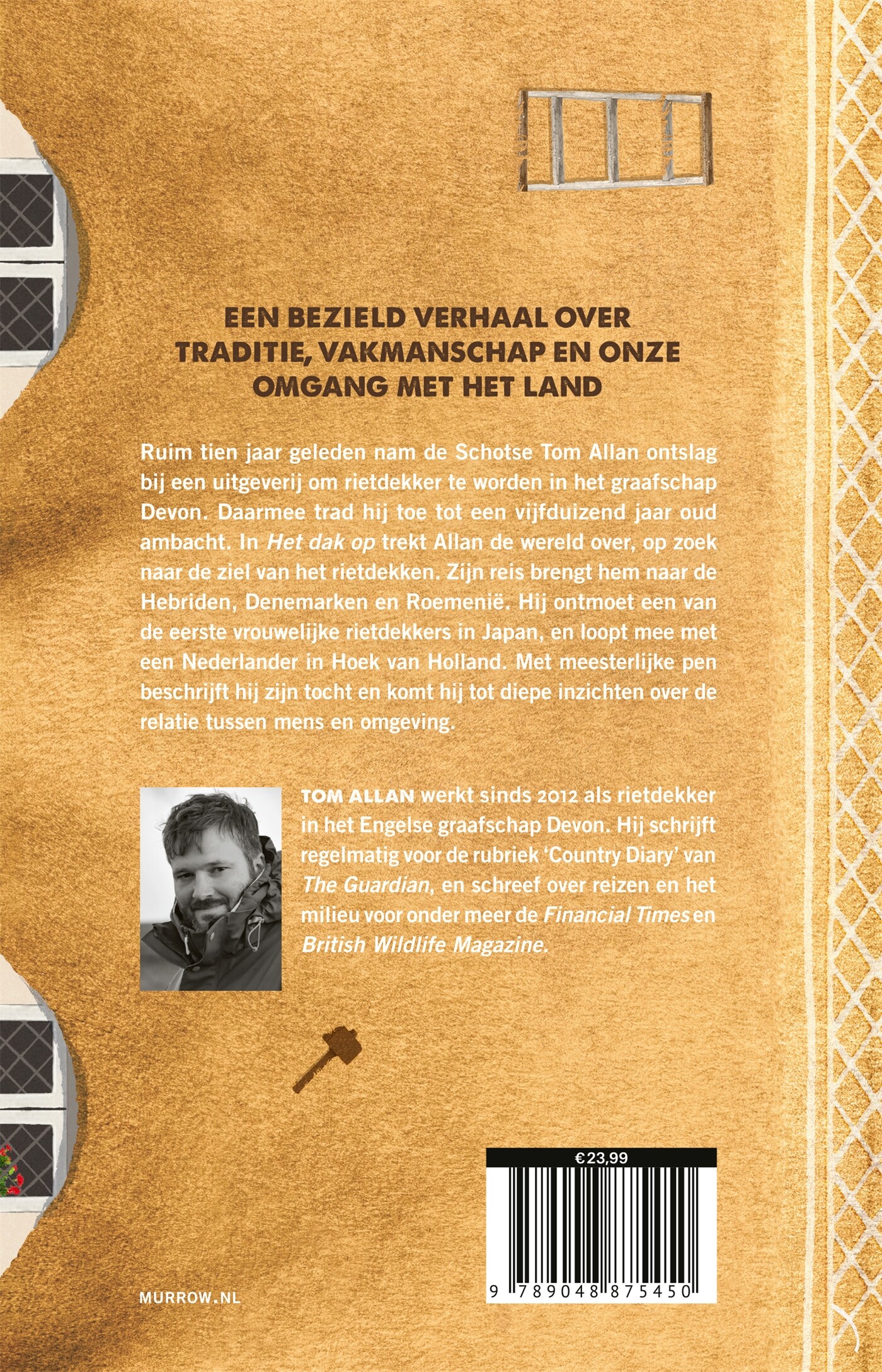 Het dak op achterkant