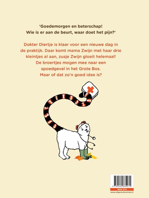 Dokter Diertje & de zielige zwijntjes achterkant