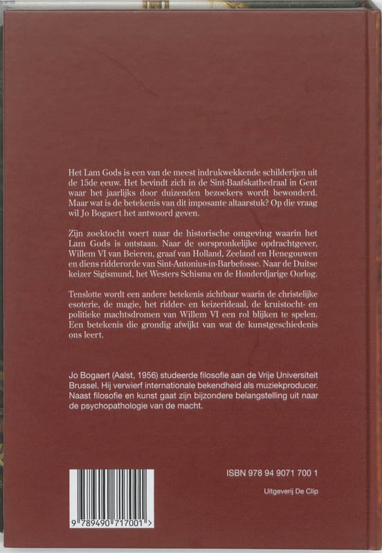 Van Eyck, De Aanbidding van het Lam Gods achterkant