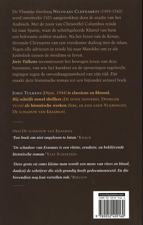 Christenhond tussen moslims achterkant