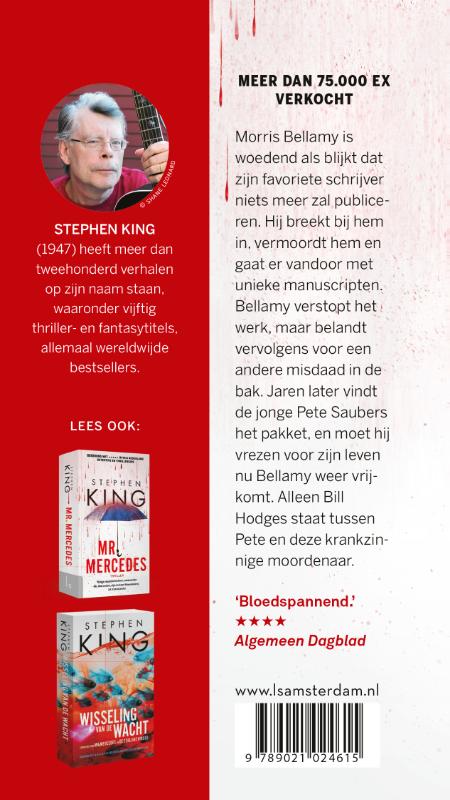 De eerlijke vinder / Mr. Mercedes / 2 De eerlijke vinder / Mr. Mercedes / 2 achterkant