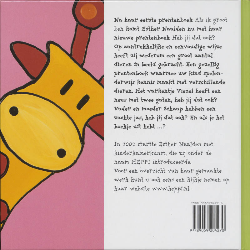 Heb jij dat ook ? achterkant