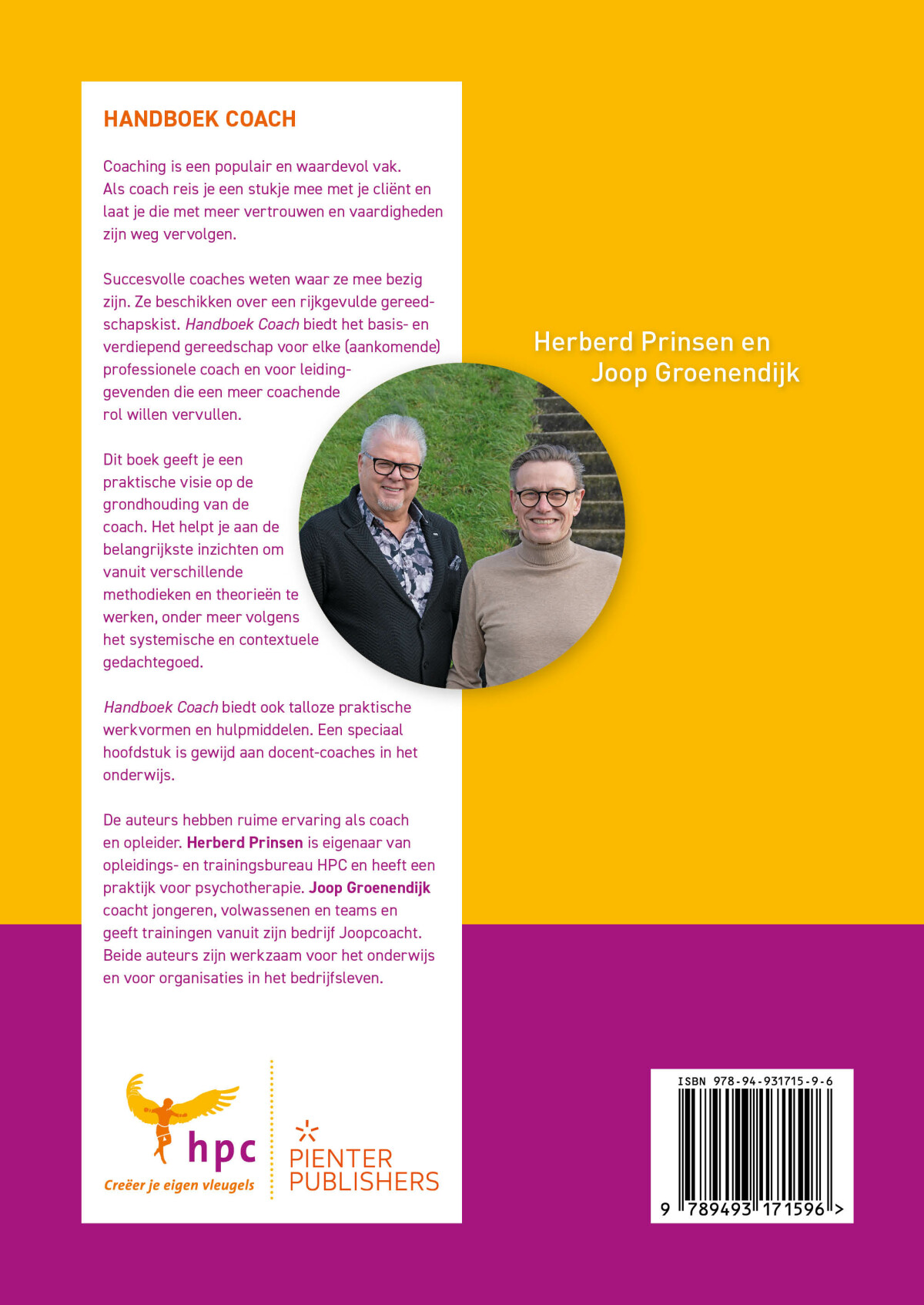 Handboek coach achterkant