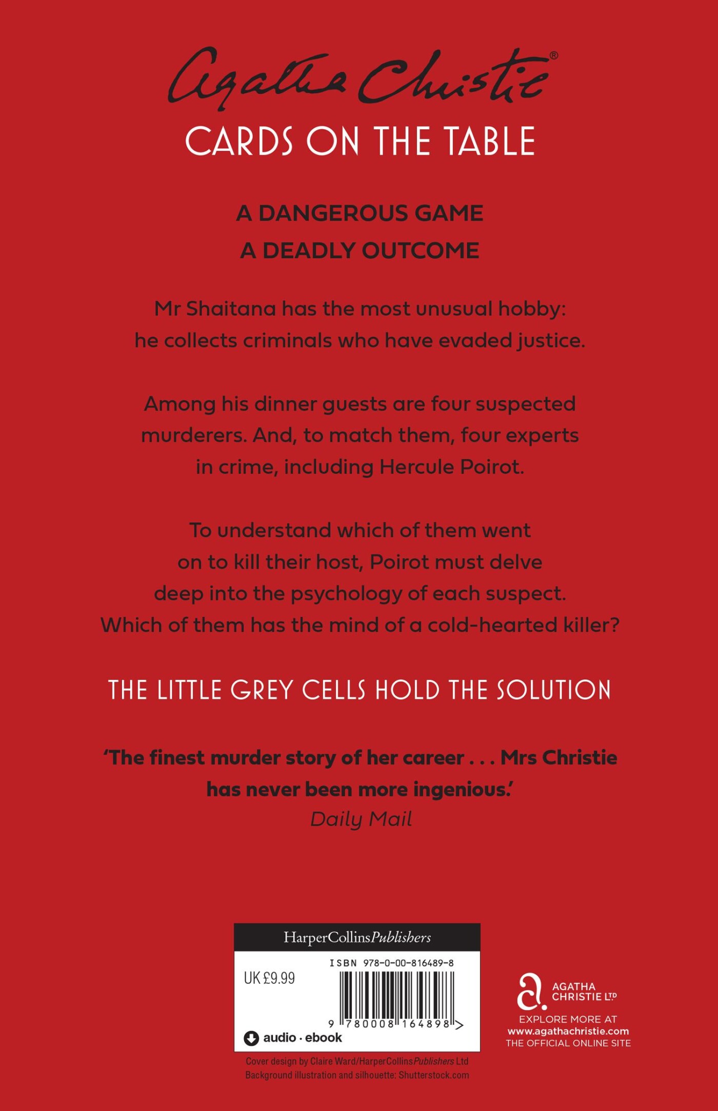 Cards on the Table / Poirot achterkant