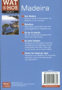 Madeira / Wat en Hoe Onderweg achterkant