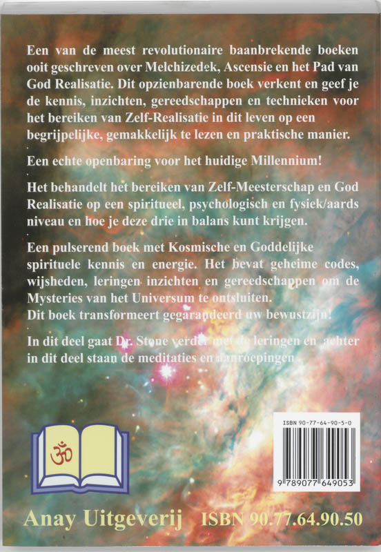 Het Gouden Boek van Melchizedek 2 achterkant