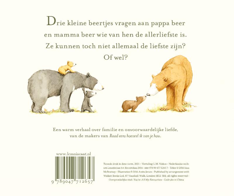 Allemaal de liefste achterkant