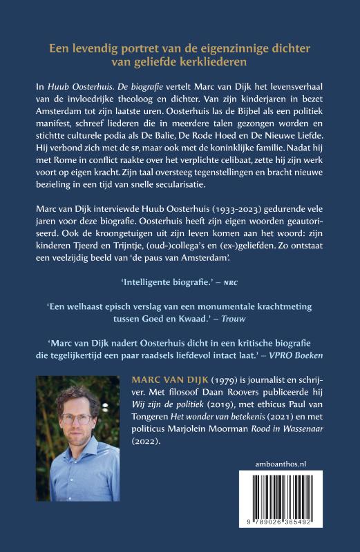 Huub Oosterhuis achterkant