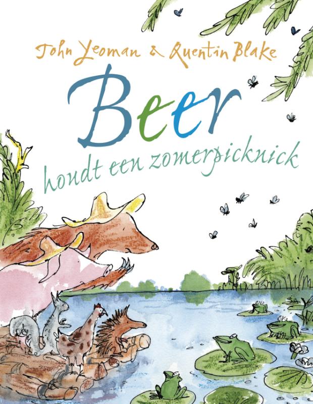 Beer houdt een zomerpicknick