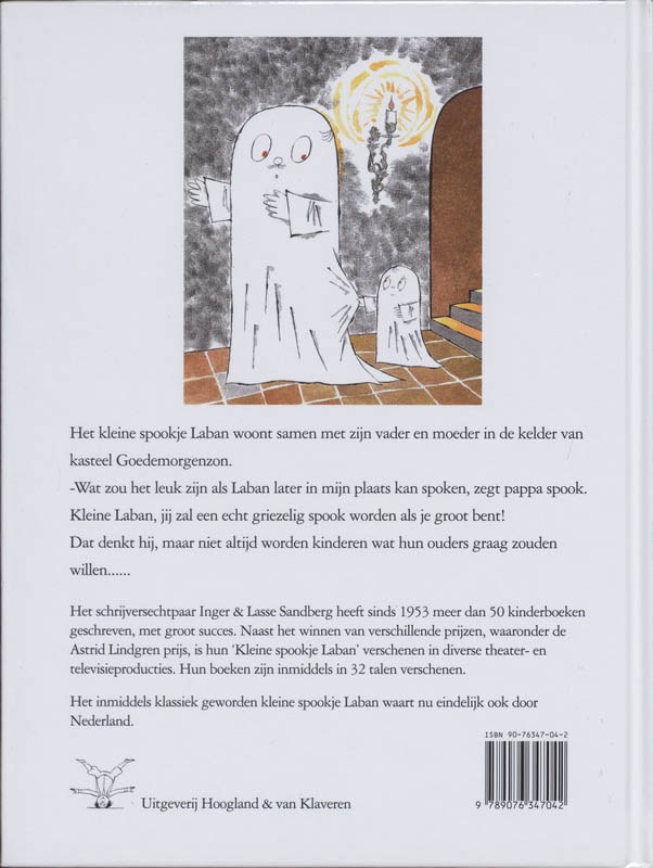 Kleine Spookje Laban achterkant