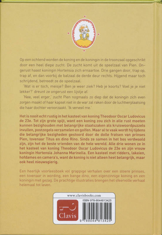 Prinses Pien, tovenaar Titus en dino Rino / Clavis voorlezen Prinses Pien, tovenaar Titus en dino Rino / Clavis voorlezen achterkant