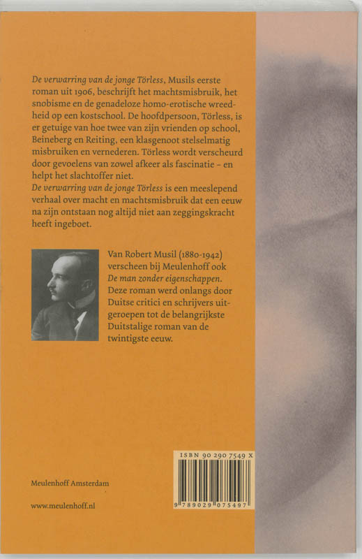 De verwarring van de jonge Törless achterkant