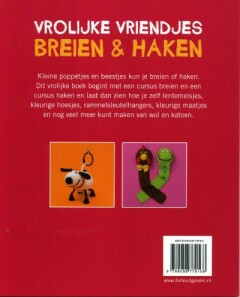 Vrolijke vriendjes breien en haken achterkant