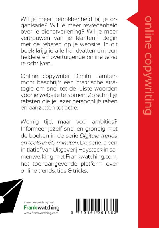 Online copywriting in 60 minuten / 60 minuten serie Online copywriting in 60 minuten / 60 minuten serie achterkant