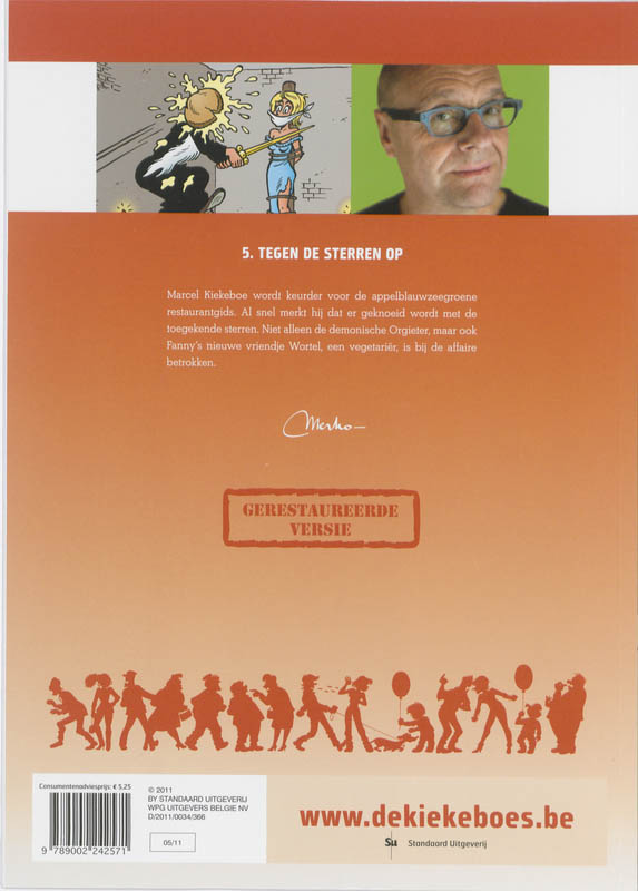 Tegen de sterren op / De Kiekeboes / 005 achterkant