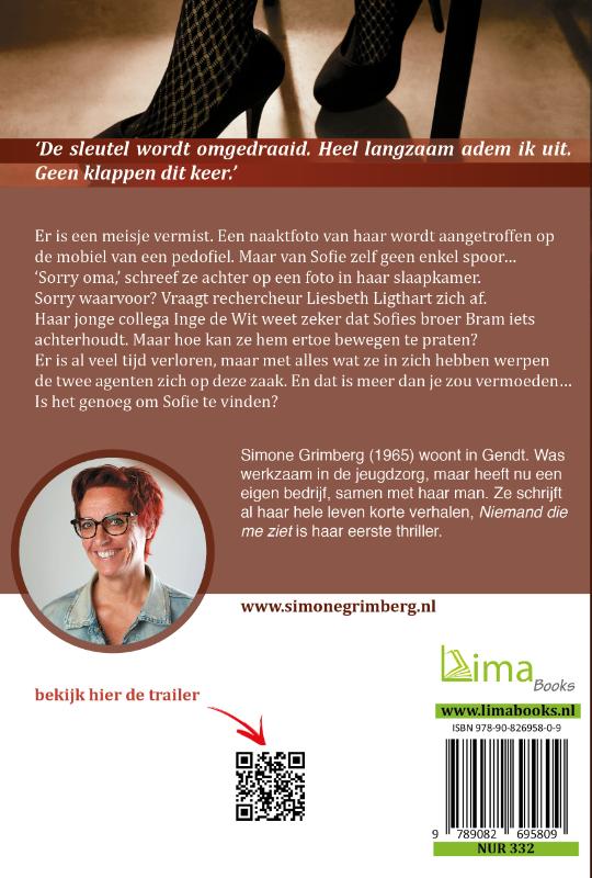 Niemand die me ziet achterkant