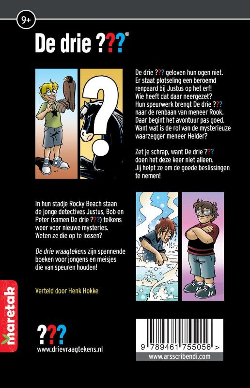 Ruzie op de renbaan / De drie ??? achterkant