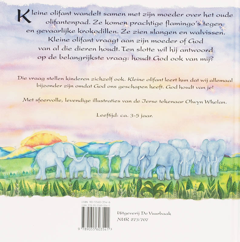 Kleine olifant Kleine olifant achterkant