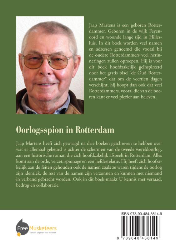 Oorlogsspion in Rotterdam achterkant