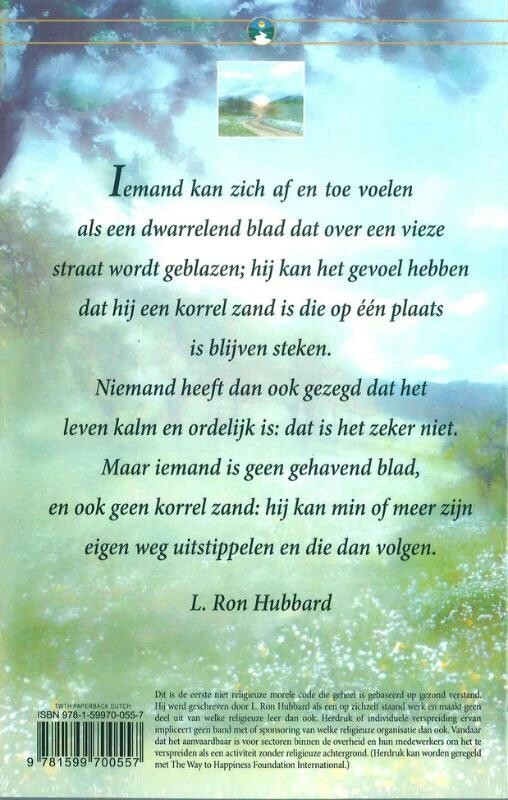 De Weg naar een Gelukkig Leven achterkant