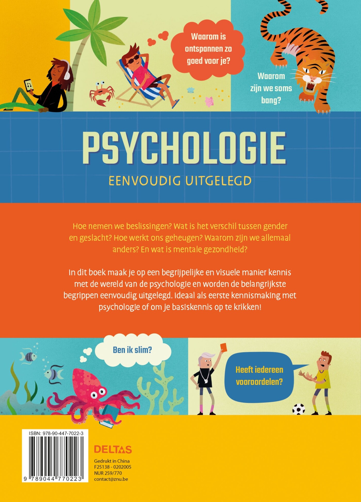 Psychologie eenvoudig uitgelegd achterkant