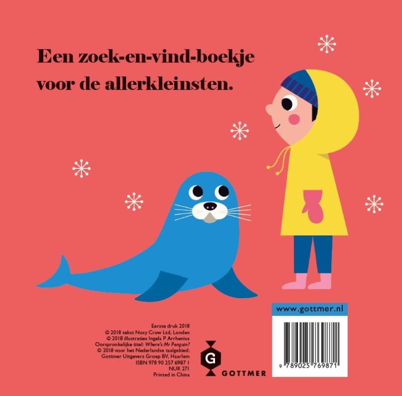 Pinguïn, waar ben je? achterkant