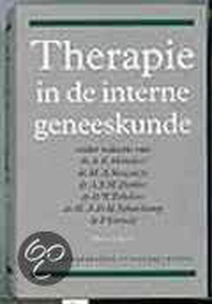 boekenbalie_9789063484590_cover THERAPIE IN DE INTERNE GENEESKUNDE  DR 2