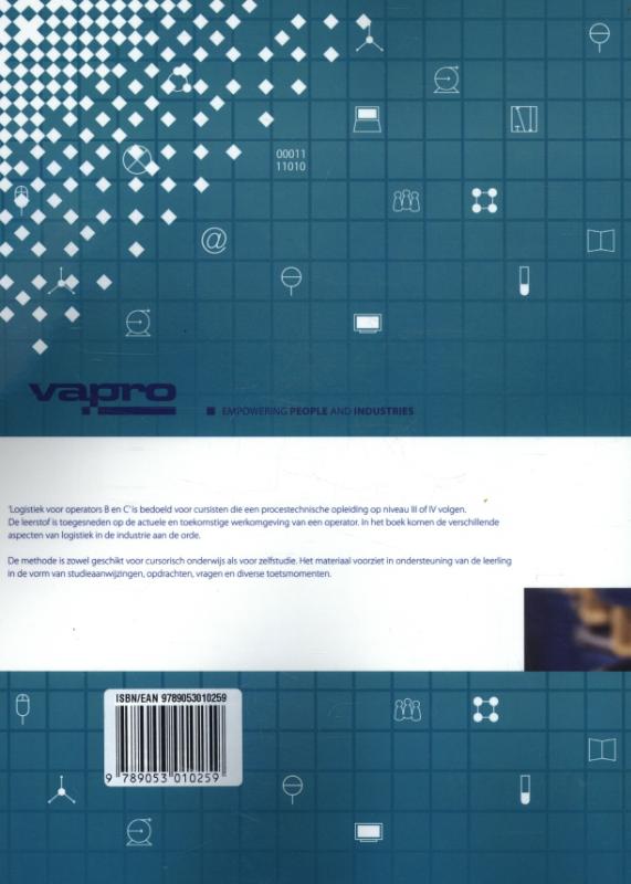 Logistiek voor de operators B en C achterkant