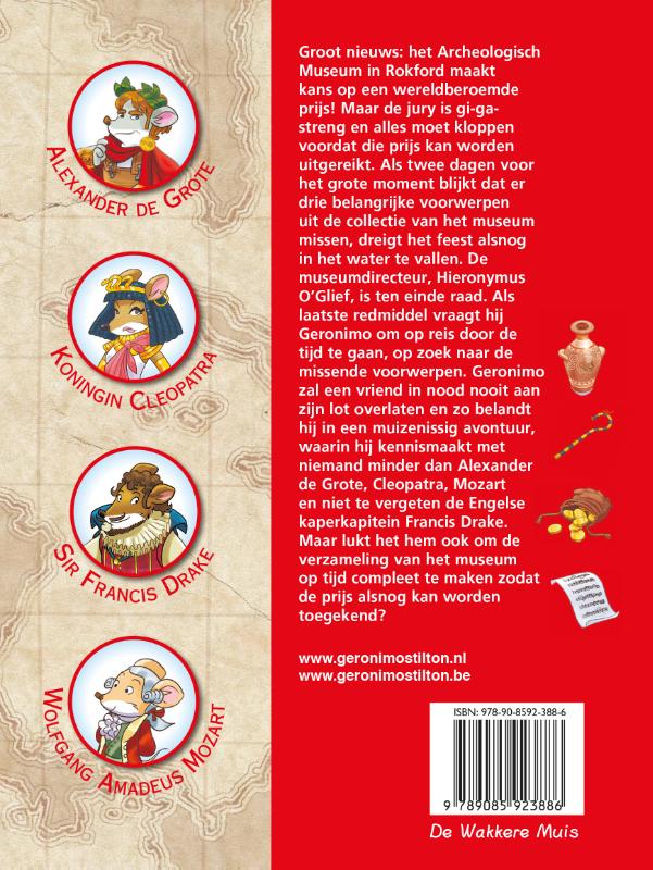 Naar de haaien! / Geronimo Stilton Reis door de tijd / 9 achterkant
