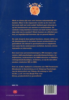 Stress, productiviteit en gezondheid achterkant