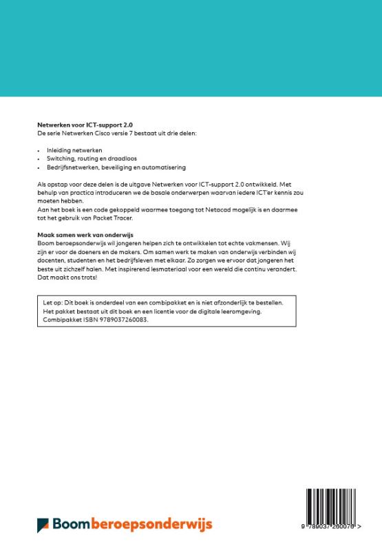 Netwerken voor ICT-support 2.0 achterkant