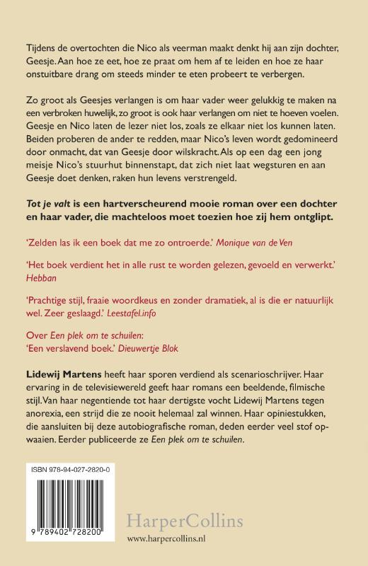 Tot je valt Tot je valt achterkant