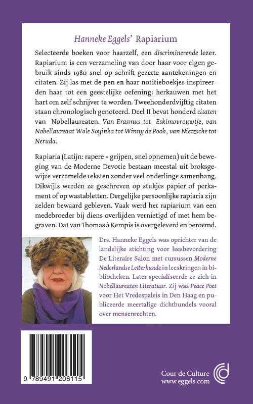 Rapiarium achterkant