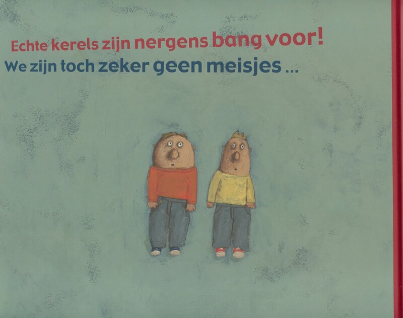 Echte kerels achterkant