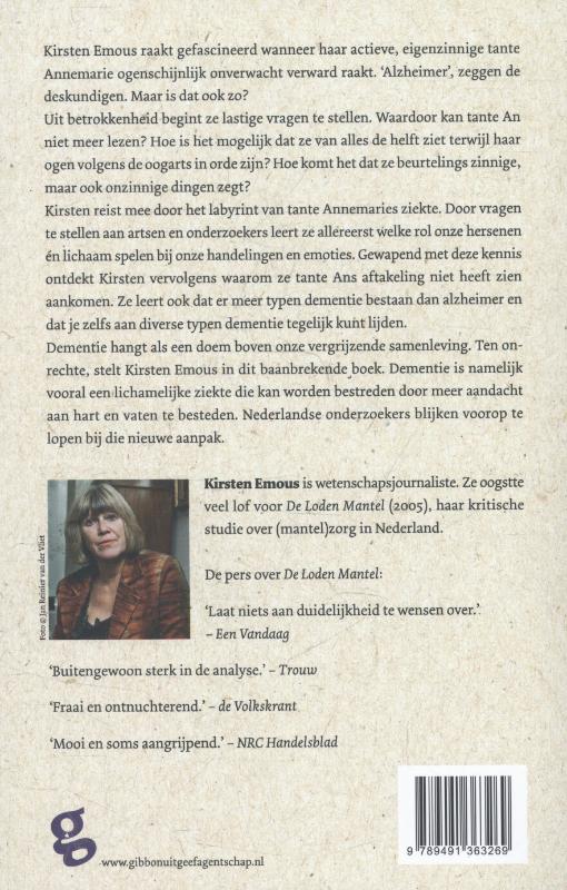 De doolhof van tante An achterkant