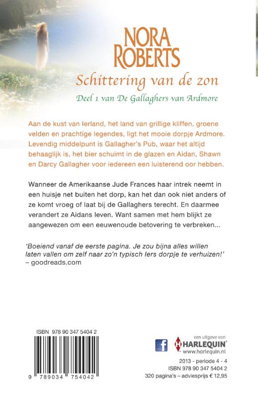 Nora Roberts - Schittering van de zon achterkant