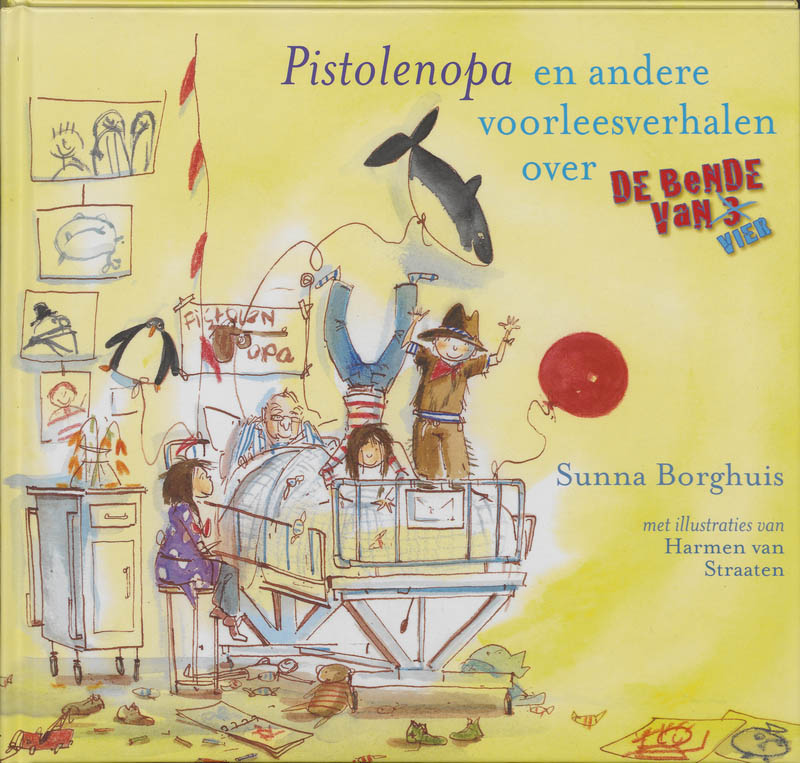 boekenbalie_9789025750541_cover Pistolenopa en andere voorleesverhalen over de bende van vier / Gottmer-voorleesboek