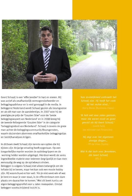 Strategisch beleggen met Geert Schaaij achterkant