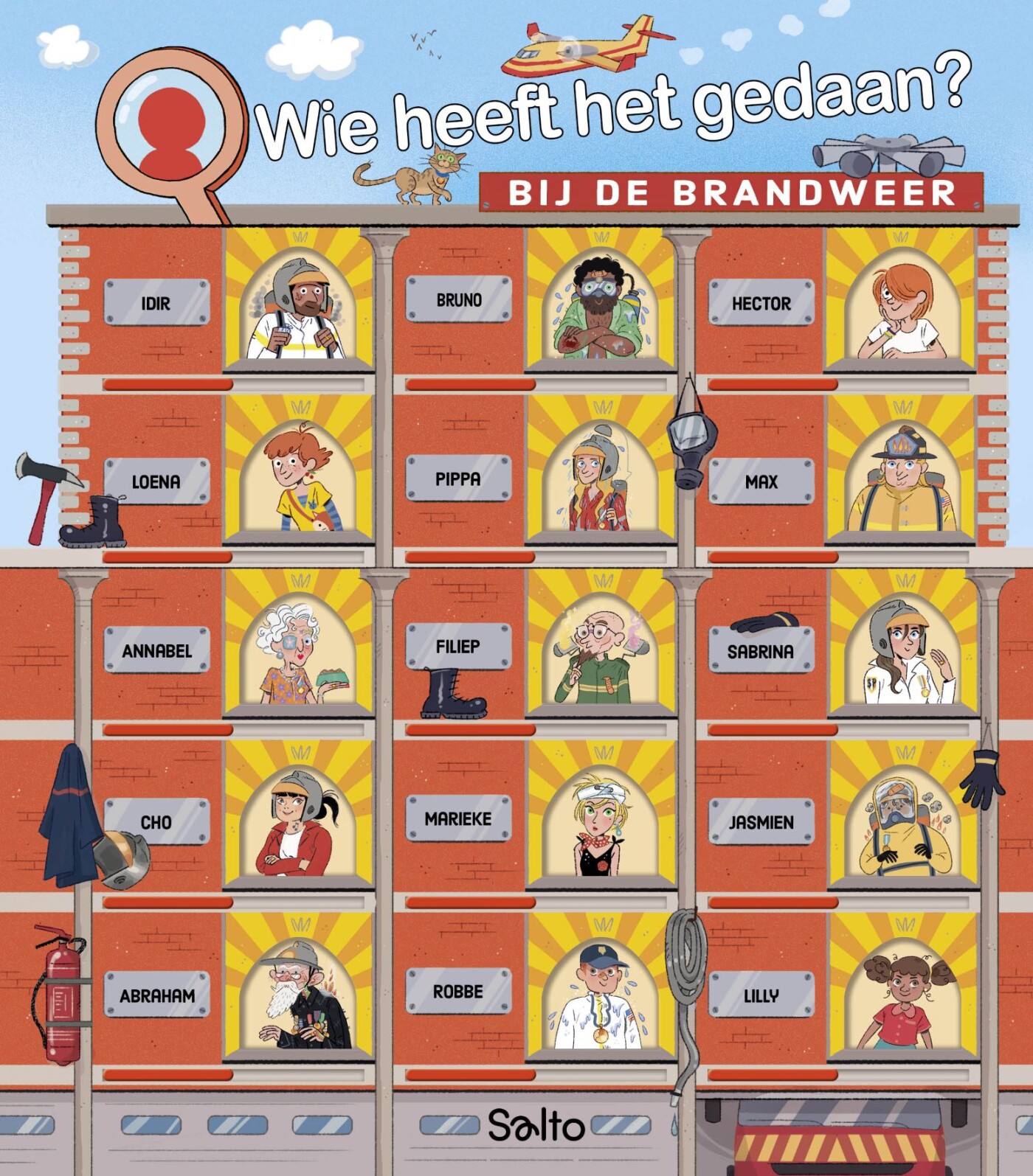 Bij de brandweer / Wie heeft het gedaan?