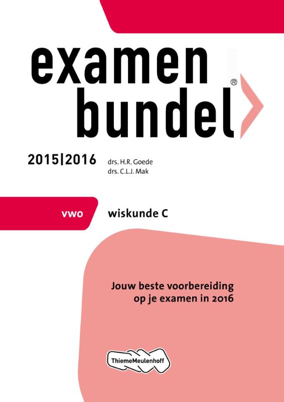 boekenbalie_9789006636567_cover Examenbundel vwo Wiskunde C 2015/2016 vwo wiskunde C