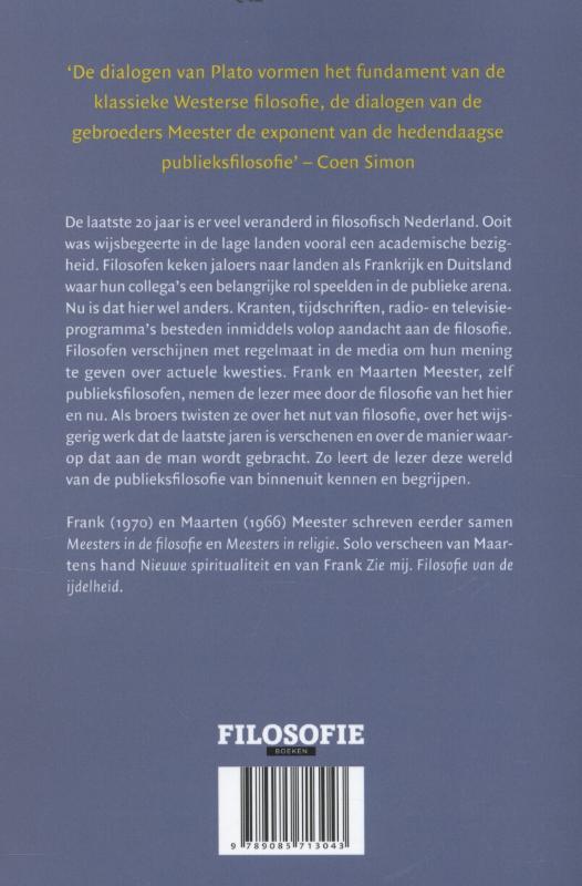 Meesters in het hier en nu achterkant