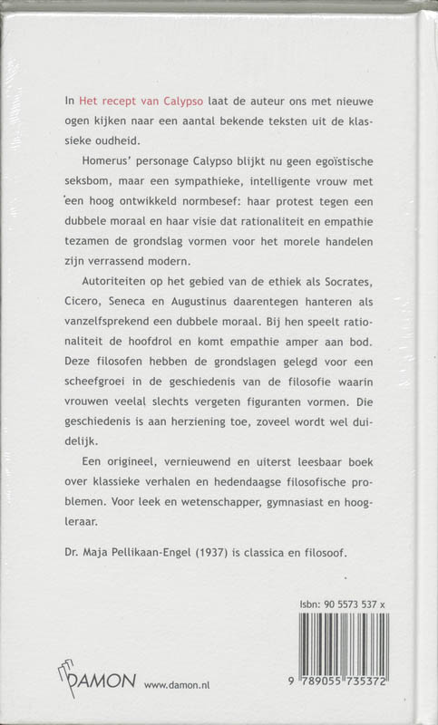 Recept Van Calypso achterkant