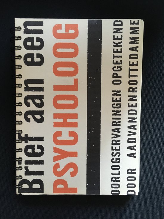 BRIEF AAN EEN PSYCHOLOOG