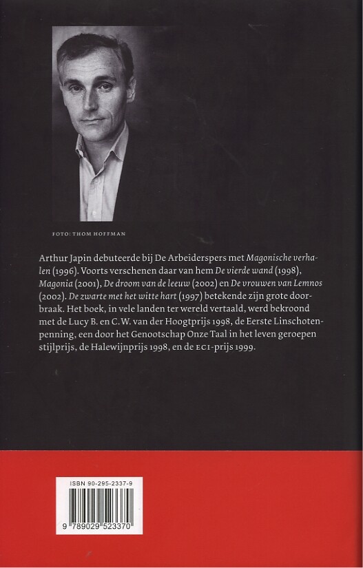 De zwarte met het witte hart achterkant