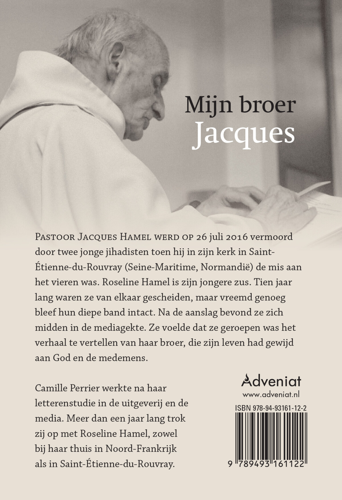 Mijn broer, Jacques achterkant
