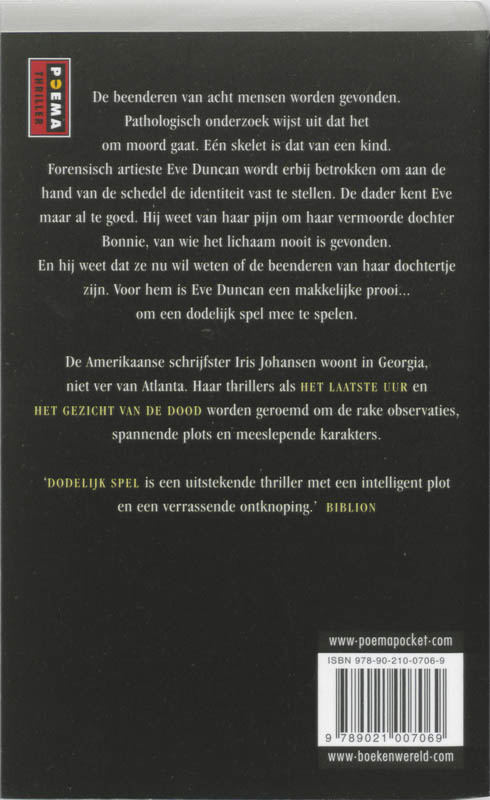 Dodelijk spel achterkant