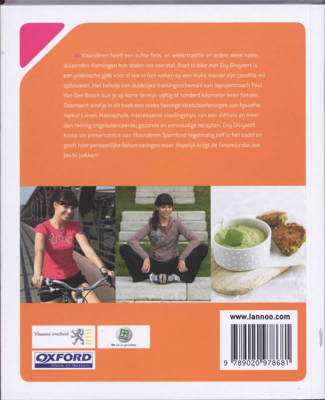 Start to bike Start To Bike Met Evy Gruyaert achterkant