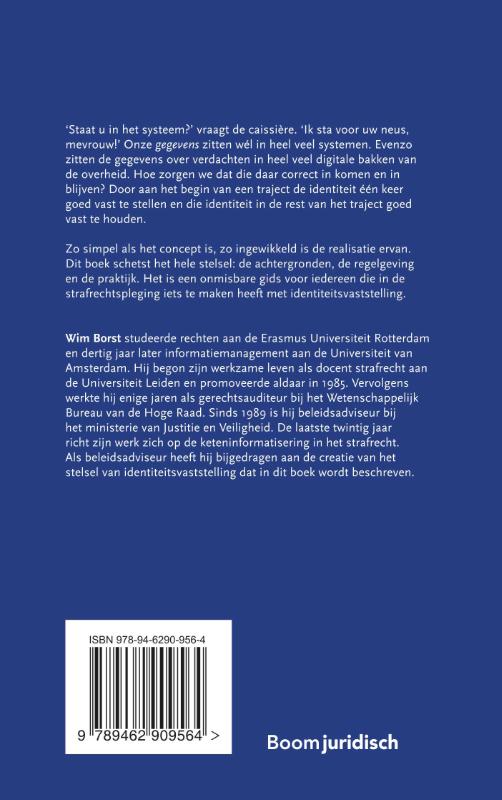 De verdachte in de bak achterkant