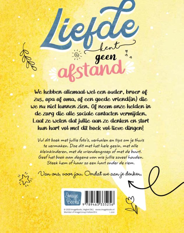 Liefde kent geen afstand achterkant