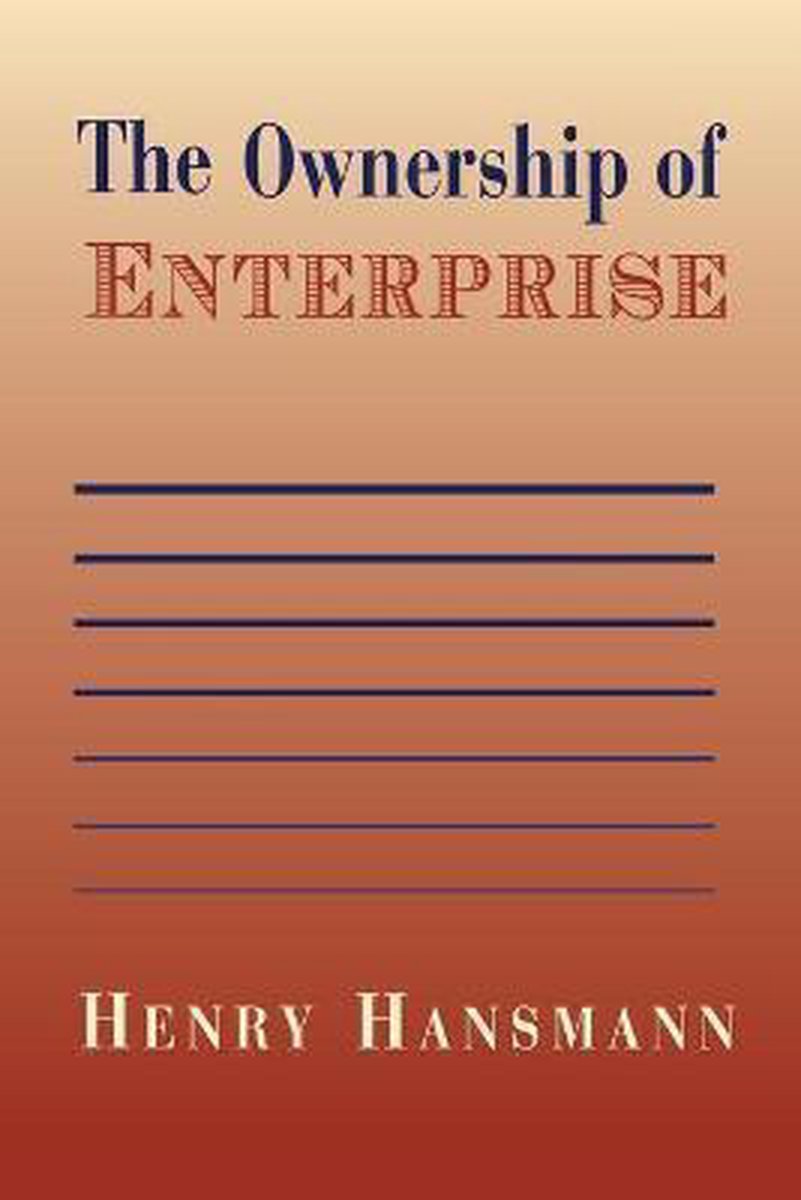 The Ownership of Enterprise (Paper)